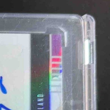 2020 Panini Absolute Matt Chapman Iconic Ink Spectrum Purple 11/25 Oakland A's