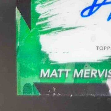 2024 Topps Finest Matt Mervis Auto Green Refractor 31/75 #FA-MM Chicago Cubs