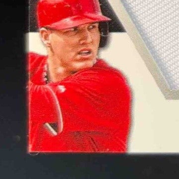 2014 Panini Black Friday Mike Trout Manufactured Patches #MT Los Angeles Angels