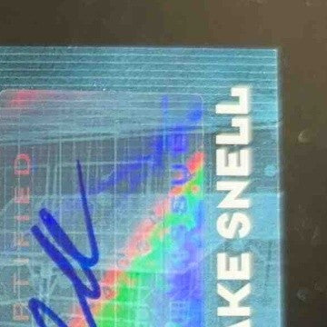 2016 Topps Update Blake Snell Scouting Report Auto #SRA-BS RC Tampa Bay Rays