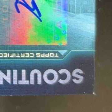 2016 Topps Update Blake Snell Scouting Report Auto #SRA-BS RC Tampa Bay Rays