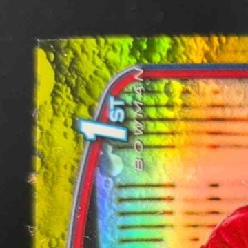 2023 Bowman Blake Loubier Chrome Prospects Yellow Lunar Crater Ref 34/75 1st