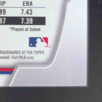 2023 Bowman Blake Loubier Chrome Prospects Yellow Lunar Crater Ref 34/75 1st