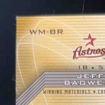 2002 SPx Winning Materials 2 Player Jersey Combos Jeff Bagwell Alex Rodriguez