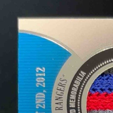 2013 Topps Mike Olt Making Their Mark Auto Relics 12/25 RC Texas Rangers Rookie