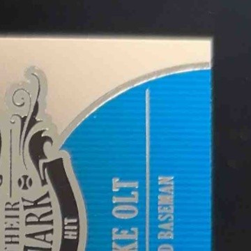 2013 Topps Mike Olt Making Their Mark Auto Relics 12/25 RC Texas Rangers Rookie