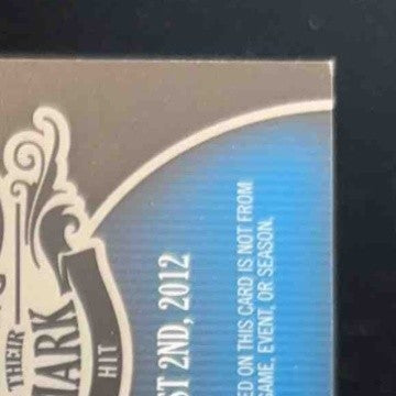 2013 Topps Mike Olt Making Their Mark Auto Relics 12/25 RC Texas Rangers Rookie