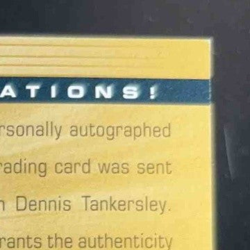 2002 SPx Dennis Tankersley #147 Auto San Diego Padres