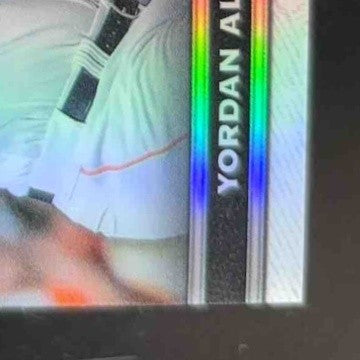 2023 Topps Tribute Yordan Alvarez Stamp of Approval Triple Relics 140/199 Astros