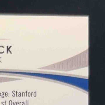 2012 Topps Prime (Hobby) Andrew Luck Rookie Auto /260 #1 RC Indianapolis Colts