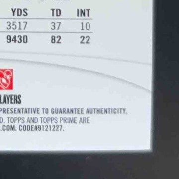 2012 Topps Prime (Hobby) Andrew Luck Rookie Auto /260 #1 RC Indianapolis Colts