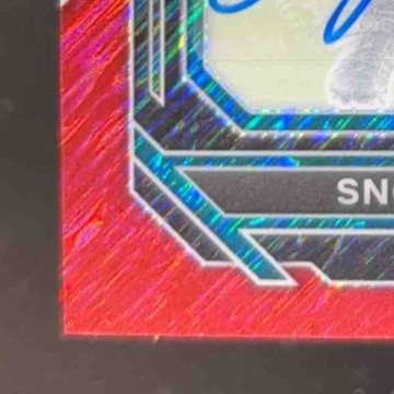 2022 Panini Prizm Snoop Conner Auto Red Shimmer 29/35 RC Jacksonville Jaguars