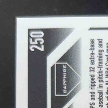 2023 Topps Chrome Sapphire Adley Rutschman Gold 11/50 #250 Super Rookie All-Star