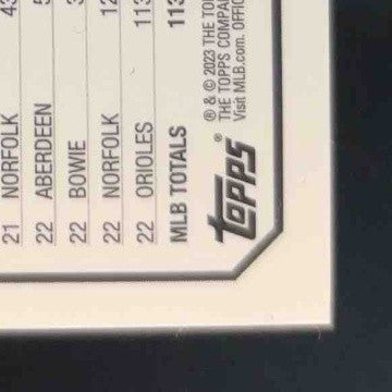 2023 Topps Chrome Sapphire Adley Rutschman Gold 11/50 #250 Super Rookie All-Star