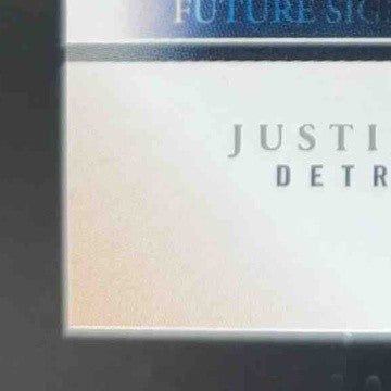 2005 Fleer Skybox Autographics Justin Verlander Future Signs 16FS Detroit Tigers