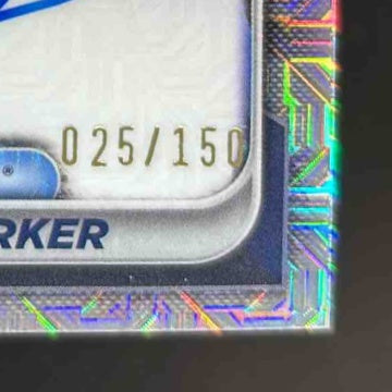 2024 Bowman Draft Aaron Parker Chrome Auto HTA Choice Refractor/150 1st Prospect