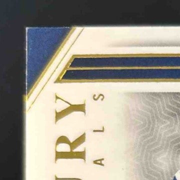 2023 National Treasures Tony Pollard Century Materials Gold /49 Dallas Cowboys