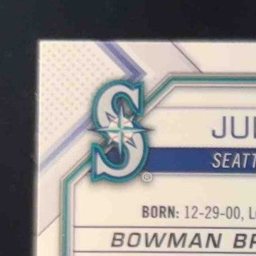 2021 Bowman Julio Rodriguez Chrome Prospects Mega Box Mojo Refractor Seattle RC