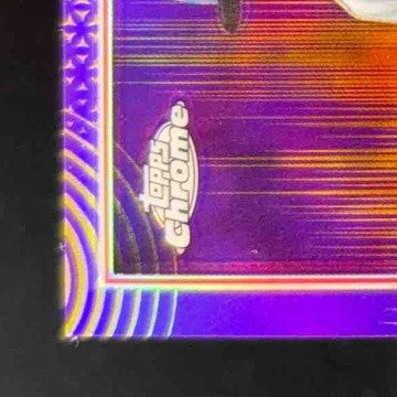 2022 Topps Chrome Sonic Trea Turner Purple/Yellow Pulse Refractor /299 Dodgers