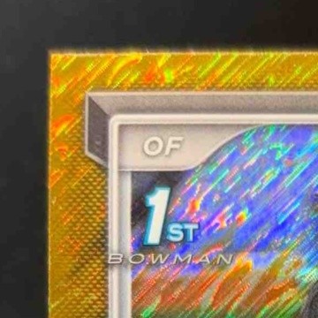 2024 Bowman Abraham Nunez Chrome Gold Shimmer Refractor /50 1st Prospect Rookie