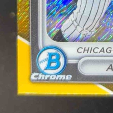 2024 Bowman Abraham Nunez Chrome Gold Shimmer Refractor /50 1st Prospect Rookie