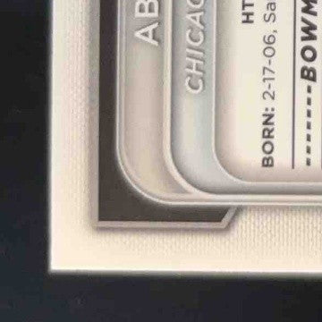 2024 Bowman Abraham Nunez Chrome Gold Shimmer Refractor /50 1st Prospect Rookie