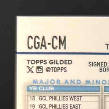 2024 Topps Gilded Collection Curtis Mead Chrome Gold Auto 72/99 Tampa Bay Rookie