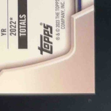 2023 Bowman Chrome Keiner Delgado Yellow Mojo Refractor 38/75 1st Prospect NY