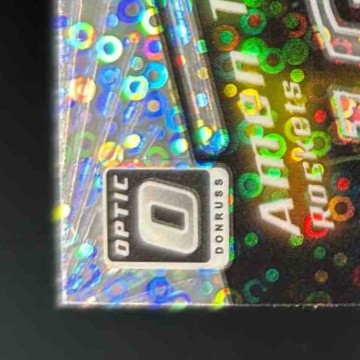 2023-24 Panini Donruss Optic Amen Thompson Lights Out Holo Prizm Rookie Rockets