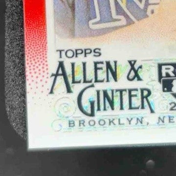 2020 Topps Allen & Ginter Chrome Brendan McKay Mini Red 2/5 #207 Tampa Bay Rays