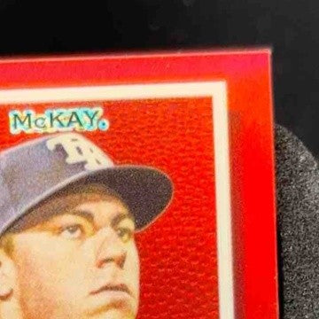 2020 Topps Allen & Ginter Chrome Brendan McKay Mini Red 2/5 #207 Tampa Bay Rays