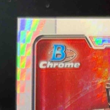 2015 Bowman DeVante Parker Rookie Chrome Refractor Auto Prism #d 5/5 RC