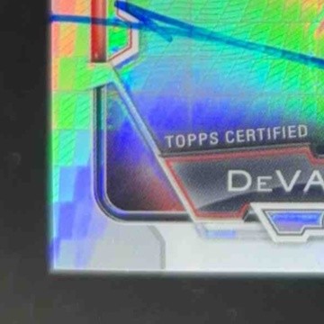 2015 Bowman DeVante Parker Rookie Chrome Refractor Auto Prism #d 5/5 RC