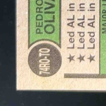 2023 Topps Heritage Tony Oliva Real One Auto #74RO-TO Auto Minnesota Twins