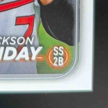 2024 Topps Jackson Holliday Black Box Variation Baltimore Orioles SP Rookie Card