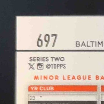 2024 Topps Jackson Holliday Black Box Variation Baltimore Orioles SP Rookie Card