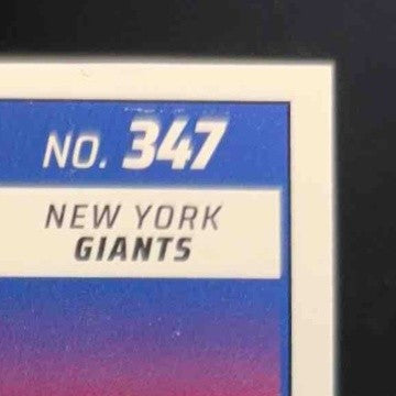 2024 Panini Score Tyler Nubin Signatures #347 Auto RC New York Giants