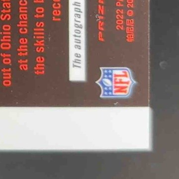 2022 Panini Rookies & Stars Chris Olave Thrillers Signatures Longevity /25 Auto