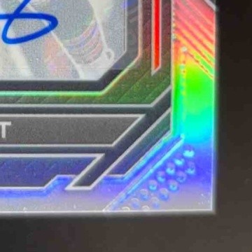 2022 Panini Prizm Cole Kmet Auto Silver #50 Chicago Bears