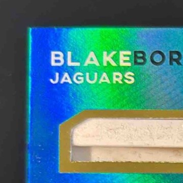 2014 Panini Absolute Blake Bortles Leather Laces Football 38/43 Jaguars Rookie
