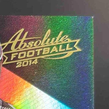 2014 Panini Absolute Blake Bortles Leather Laces Football 38/43 Jaguars Rookie