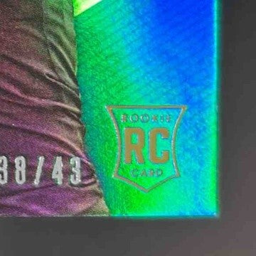 2014 Panini Absolute Blake Bortles Leather Laces Football 38/43 Jaguars Rookie