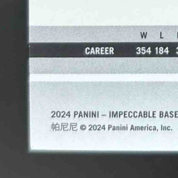 2024 Panini Impeccable Roger Clemens Holo Silver 1/25 #26 Boston Red Sox