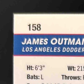 2024 Topps Pristine James Outman Green Refractor 105/150 Los Angeles Dodgers