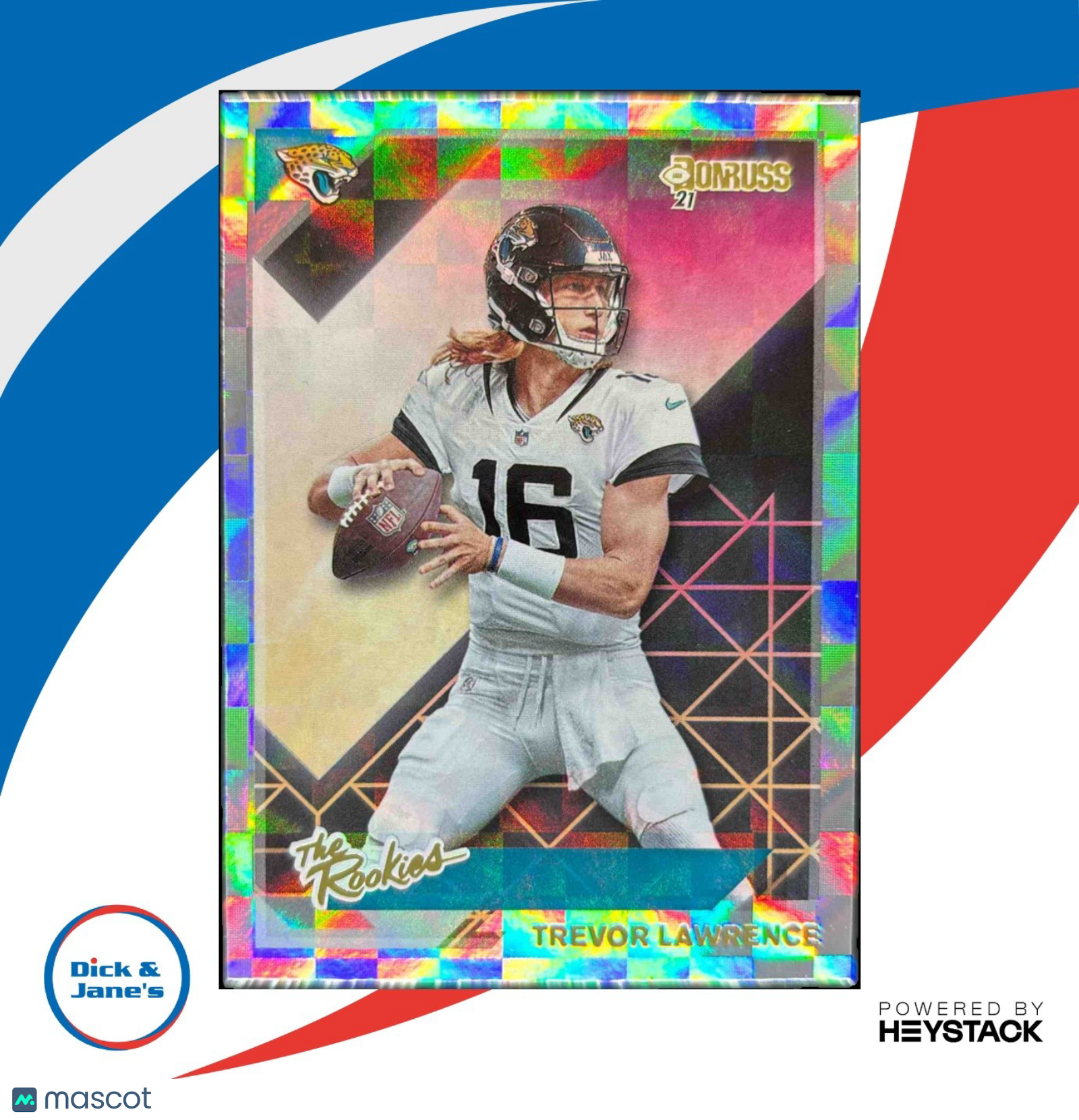 2021 Panini Donruss Trevor Lawrence The Rookies #TR-TRL RC Jacksonville Jaguars