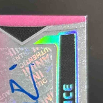 2024 Certified Brenden Rice Freshman Fabric Mirror Signatures Pink Etch 47/49 RC