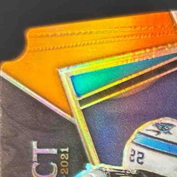 2021 Select Christian McCaffrey Orange Prizm Die Cut /249 Carolina Panthers