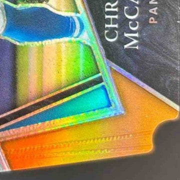 2021 Select Christian McCaffrey Orange Prizm Die Cut /249 Carolina Panthers