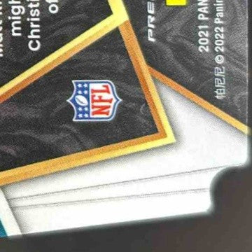 2021 Select Christian McCaffrey Orange Prizm Die Cut /249 Carolina Panthers