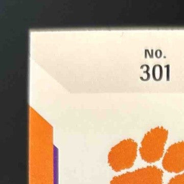 2021 Panini Score Trevor Lawrence Gold #301 RC Clemson Tigers